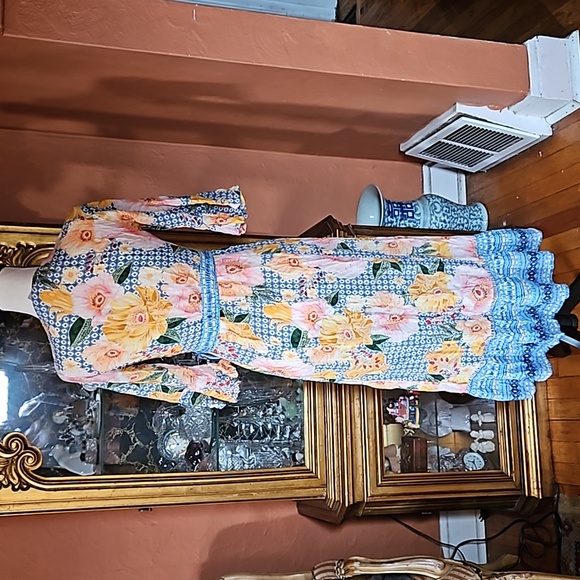 Anthropologie Farm Rio Camila Wrap Dress - Picture 9 of 11